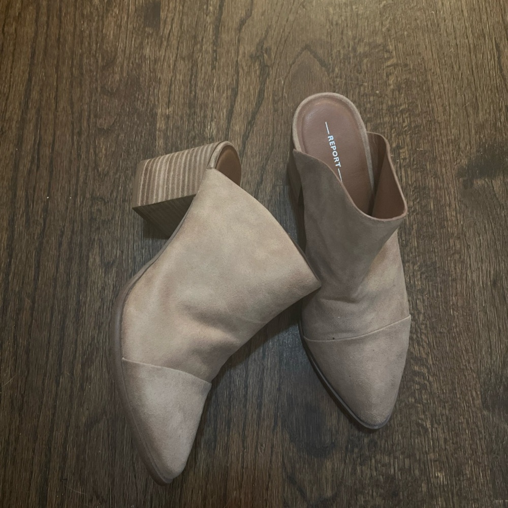 Report Tisha Women's Tan Mules Size 11 - Picture 3 of 6